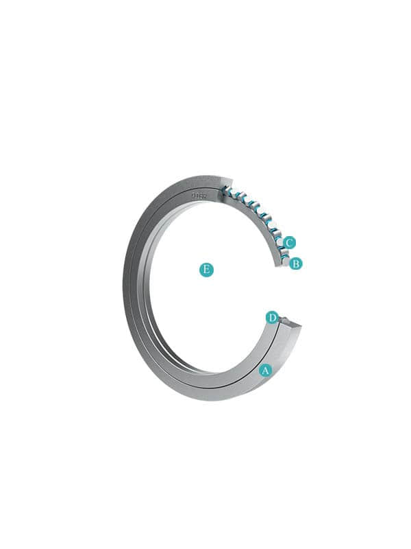 Перекрестный конический роликоподшипник-метрический