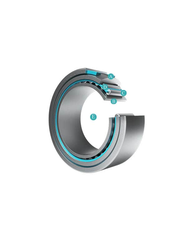 Выравнивающие игольчатые подшипники, с внутренним кольцом